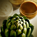 Party Artichoke with Oriental Dip